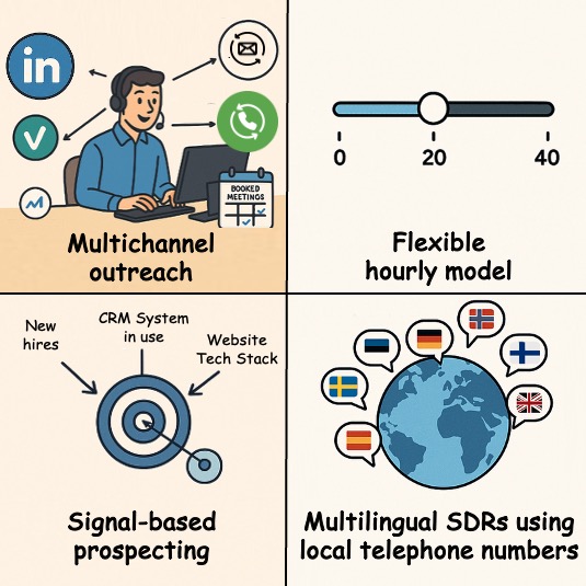 Multilingual SDR services Europe